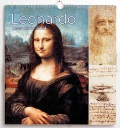 Immagine di 2025 wall Calendar Leonardo da Vinci cm 31x33 (12,2x13 in)