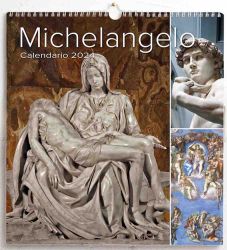 Picture of Michelangelo 2025 wall Calendar cm 31x33 (12,2x13 in)