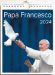 Imagen de Pope Francis 2024 wall and desk calendar cm 16,5x21 (6,5x8,3 in) 