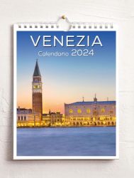 Imagen de Venezia Venice 2024 wall and desk calendar cm 16,5x21 (6,5x8,3 in)