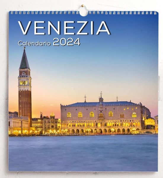 Picture of Venice Venezia 2024 wall Calendar cm 31x33 (12,2x13 in)