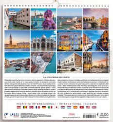 Picture of Venecia Venezia Calendario de pared 2025 cm 31x33 (12,2x13 in)
