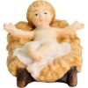Imagen de Niño Jesús con Cuna Belén Matteo 56 cm palestino grande madera pintado