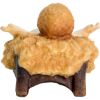 Immagine di Bambinello Gesù con culla Presepe Matteo 8 cm palestinese legno colori a olio