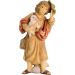 Picture of Shepherd with Sheep and Hat cm 28 (11,0 inch) Matteo Nativity Scene Oriental style oil colours Val Gardena wood