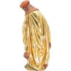 Immagine di Re Magio Bianco in piedi Presepe Matteo 8 cm palestinese legno colori a olio