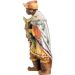 Immagine di Baldassarre Re Magio Moro in piedi cm 12 (4,7 inch) Presepe Matteo stile orientale colori ad olio in legno Val Gardena
