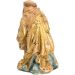 Immagine di Melchiorre Re Magio in ginocchio cm 10 (3,9 inch) Presepe Matteo stile orientale colori ad olio in legno Val Gardena