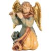 Immagine di Angelo con flauto Presepe Matteo 56 cm palestinese grande legno dipinto