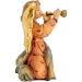 Picture of Angel with Trumpet cm 8 (3,1 inch) Matteo Nativity Scene Oriental style oil colours Val Gardena wood
