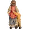 Imagen de Pastora con Niño Belén Matteo 8 cm palestino madera pintado al óleo