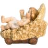 Immagine di Bambinello Gesù con culla separata Presepe Matteo 8 cm palestinese legno