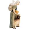 Picture of Shepherd Matteo Nativity 10 cm (3,9 inch) middle eastern oil painted wood