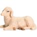 Picture of Lying Sheep cm 8 (3,1 inch) Matteo Nativity Scene Oriental style oil colours Val Gardena wood