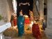 Picture of Cradle 160 cm (63 inch) Lando Landi Nativity Scene in fiberglass FOR OUTDOORS with crystal eyes
