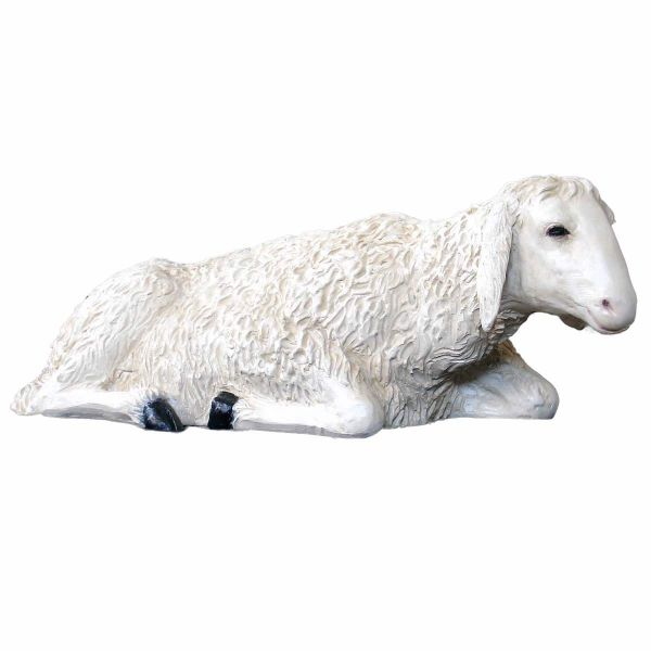 Picture of Sleeping Sheep Landi Nativity 160 cm (63 inch) life size outdoor fiberglass crystal eyes