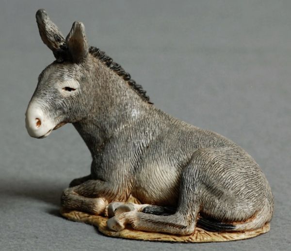 Immagine di Asinello Presepe Lando Landi 11 cm resina