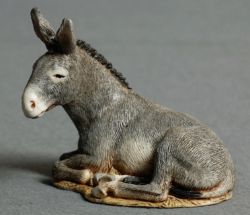 Picture of Donkey cm 11 (4 inch) Landi Moranduzzo Nativity Scene in resin, Arabic style