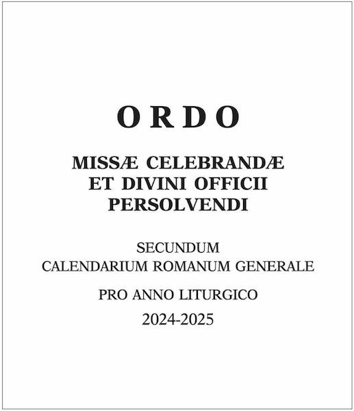 Picture of  ORDO Missae Celebrandae et Divini Officii Persolvendi 2024-2025