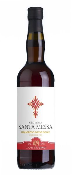 Immagine di Vino da Messa Liquoroso Rosso Dolce Cantine Vinci 100 cl
