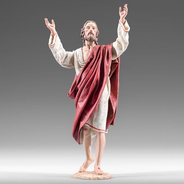 Immagine di Resurrezione di Gesù Presepe Immanuel 20 cm palestinese legno e stoffa