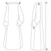 Picture of CUSTOM-MADE Boys First Communion Alb with folds, golden trim