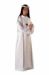 Picture of MADE TO MEASURE - First Communion Alb unisex turned Collar golden Trim Scapular Wool Tunic
