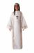 Picture of MADE TO MEASURE - First Communion Alb unisex with folds Trim Wool blend Liturgical Tunic