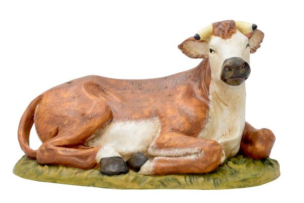 Immagine di Bue Presepe Euromarchi 65 cm resina grande da esterno 
