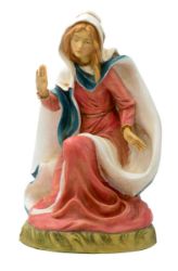Immagine di Madonna / Maria cm 65 (25,6 inch) Presepe Euromarchi in resina dipinto a mano per esterno 