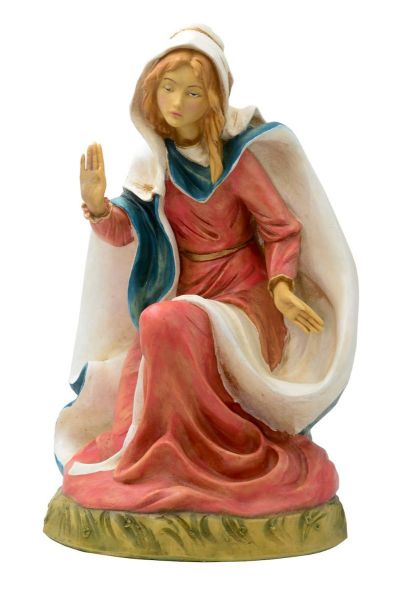 Immagine di Maria statua Presepe Euromarchi 65 cm resina grande da esterno 