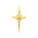 Immagine di Croce di San Benedetto con INRI Ciondolo Pendente gr 9,1 Oro giallo massiccio 18kt Unisex Donna Uomo 