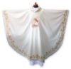 Picture of Ivory Solemn Chasuble | Roll collar | Embroidery | Lamb, Sacred Heart | Wool