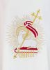 Picture of Ivory Solemn Chasuble | Roll collar | Embroidery | Lamb, Sacred Heart | Wool