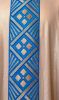 Picture of Gold Modern Chasuble | Roll collar | Galloon on front/back | Linen