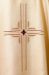 Imagen de Casulla tejido de lúrex con Cruz bordada - Oro
