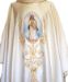 Picture of Cotton satin Marian Chasuble with rich embroidery - Ivory