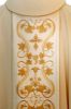 Picture of Gold Solemn Chasuble | Roll collar | Embroidery | Wool