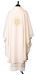 Picture of Vatican fabric Chasuble IHS gold embroidery - Ivory, Violet, Red, Green, White, Pink, Morello 