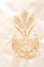 Imagen de Alba litúrgica mezcla algodón con pliegues, cremallera hombro y bordado Uvas Espigas - Blanco, Marfil