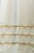 Imagen de Alba litúrgica mezcla algodón pliegues, cremallera hombro y 3 vueltas encaje gigliuccio - Marfil