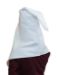Picture of Cotton satin Confraternity Hood <br />Color: White <br />Composition: Cotton 65%, Polyester 35% <br />Hood finished by hand, excellent value for money. <br />Made in Italy.