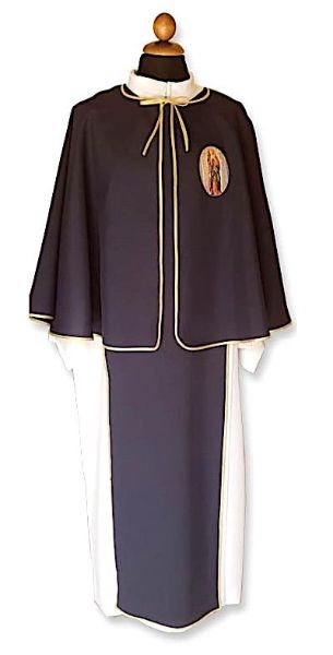 Picture of CUSTOMIZED Brotherhood dress: Tunic, Scapular & Cape with custom image - Color on request