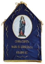 Picture of CUSTOMIZED Processional banner for Brotherhoods and Corporations, customized text, colors and images.