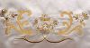 Picture of Marian Altar Table Cloth | Satin | Strass, stones | 60x98 inch | Ivory