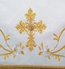 Picture of Embroidered Altar Tablecloth | Satin | Gold & silver yarn, stones | 63x39 inch