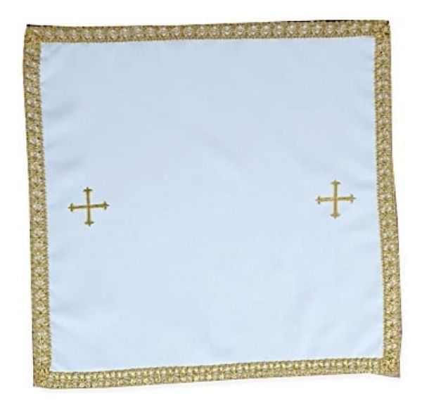 Picture of Vatican fabric Chalice Veil with embroidered Cross