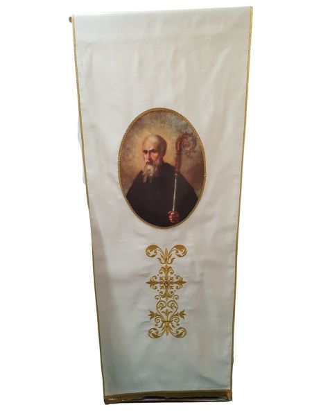 Picture of CUSTOM Pulpit Cover 250x50 cm gold embroidery customizable image