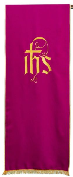 Picture of Embroidered Church Pulpit Cover 250x50 cm IHS