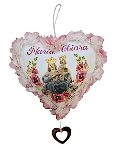 Immagine di Veste bianca Battesimo ricamata Candela cotone